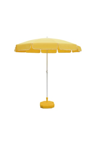 Ods Plaj Şemsiyesi 180/8 Bidonlu - Sarı Sarı