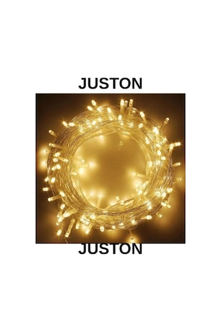 Jasper 10 Metre 100 Ledli Fişli Led, Dekor Lambası Gün Işığı Yılbaşı Ağacı Işığı Beyaz