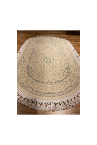 Regina 1400c Turkuaz Oval Halı Çok Renkli