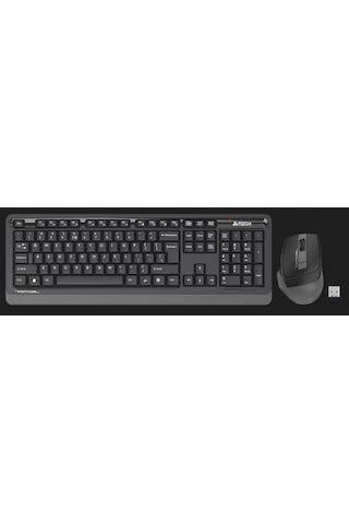 A4 Tech Fg1035, Gri, Fstyler, 2.4ghz Kablosuz, Türkçe Q, Klavye Mouse Set