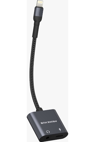 2 İn 1 Lightning Hub Çoklayıcı Kablo Şarj Ve Kulaklık Girişli Lightning Aux Dönüştürücü Çevirici