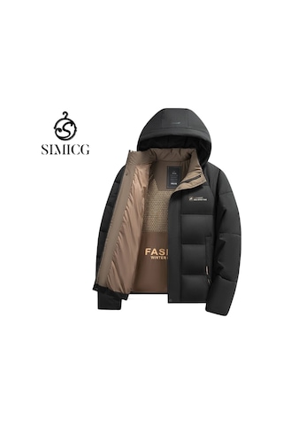 2025 Yeni Grafen Termal Konsantre Hafif Pamuklu Ceket Siyah