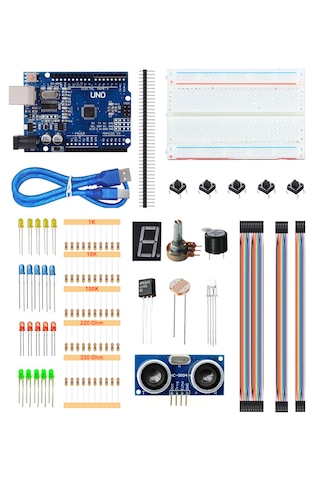 Arduino Set 24 Çeşit 126 Parça Ekonomik Başlangıç Seti