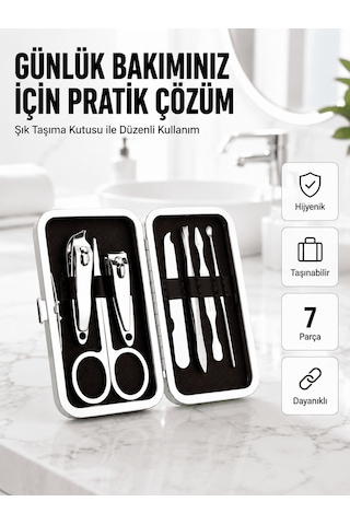 Taşınabilir Çantalı Çok Fonksiyonlu Bakım Seti