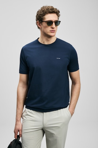 Lufian Bran Modern Grafik T- Shirt Lacivert Lacivert 111020321100200