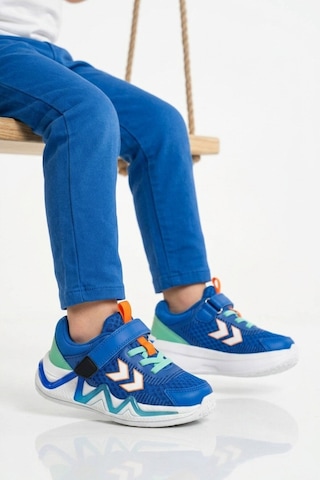 HUMMEL Mavi Fileli Hafif Esnek Erkek Çocuk Spor Ayakkabı 900888 Hml Orıo Jr
