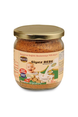 Siyez Unlu Bebe Bisküvisi Toz 200 G