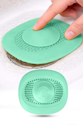 Tineke Kademeli Silikon Lavabo Tıkacı Koku Önleyici Gider Tıpası Banyo Mutfak Gider Kapatıcı Çok Renkli