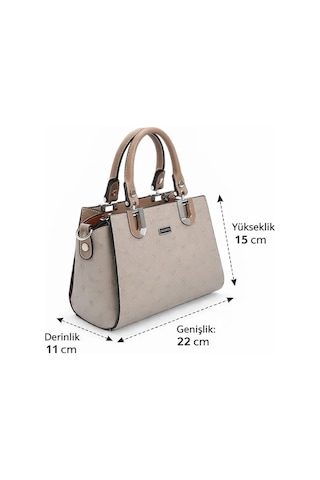 Silver Polo Sp1281 Kadın El Çantası Fashion A.vizon-latte
