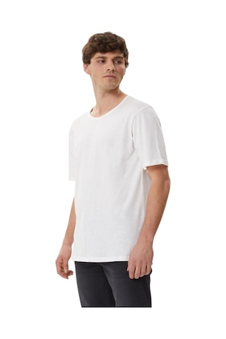 Lee Cooper Thomas Erkek O Yaka T-shirt 242041 Beyaz