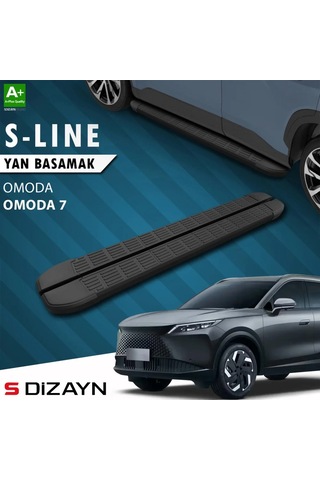 S-dizayn Omoda Omoda7 S-line Siyah Yan Basamak 183 Cm 2025 Üzeri A+ Kalite