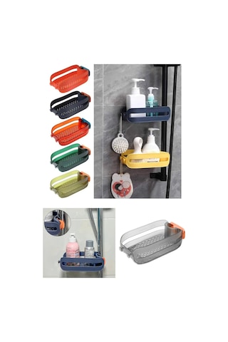 Şampuanlık Sabunluk Süngerlik Banyo Mutfak Düzenleyici Askılı Ayarlanabilir Vakumlu Organizer Diğer