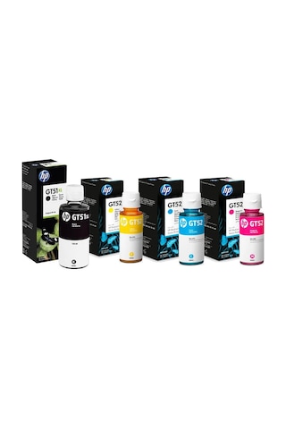 Hp Gt52 Mürekkep 4 Renk Set ı
