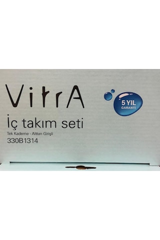 Vitra 330B1314 Tek Basmalı Rezervuar İç Takımı Mavi