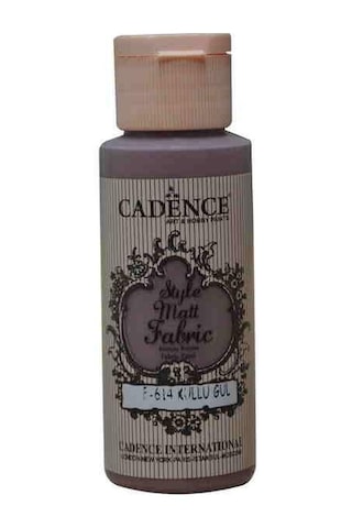 Cadence Style Matt Fabric Kumaş Boyası F-614 Küllü Gül