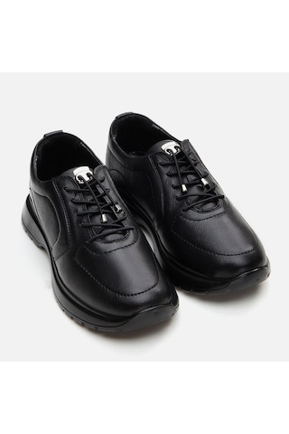 Hotiç Hakiki Deri Siyah Kadın Spor Ayakkabı 01ayh294660a100 Siyah