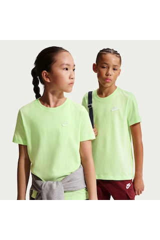 Nike Nsw Tee Emb Futura Yeşil Pamuklu Çocuk T-shirt