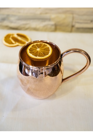 Bakır Kalaysız Tombul Kupa Parlak Renk