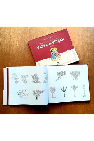 Minyatürleri ve Açıklamalarıyla Varka ve Gülşah - Kutulu Ciltli
