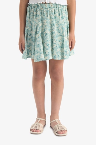 Defacto Kız Çocuk Desenli Esnek Belli Viskon Etek E3836a825smgn1106 Yeşil