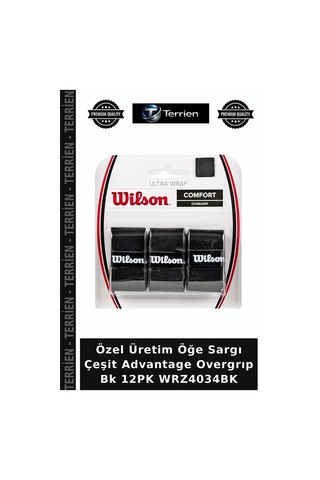 Özel Üretim Öğe Sargı Çeşit Advantage Overgrıp Bk 12pk Wrz4034bk Siyah