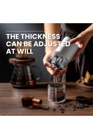 Youmex Evde Kullanım İçin Elektrikli Kahve Fincanı, İnce Toz Haline Getiren Otomatik Değirmen, Tıbbi Bitkiler İçin De Faydalı, 25g Ölçekli, Usb Şarjlı Siyah