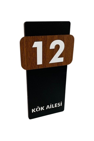 Kişiye Özel Kapı Süsü Numaralık Aile İsmi Ve Hoş Geldiniz Yazılı Dekoratif Ev Hediyesi