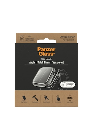Panzerglass Full Body Apple Watch Uyumlu Series 9 8 7 41mm Transparent