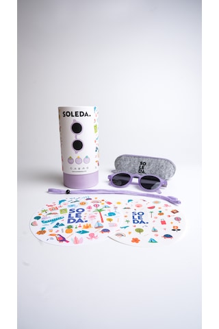 3-6 Yaş Çocuk Güneş Gözlüğü Purple Lila