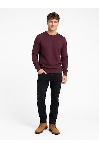 Loft Regular Fit Erkek Kazak Lf2040477 Q1.v1 Burgundy