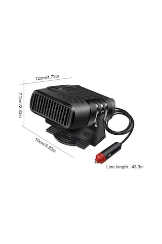 Dancemonkey 12v Araba Isıtıcı, Ön Cam Buz Çözme, İç Isıtma Fanı, Otomobil İç İklima Cihazı