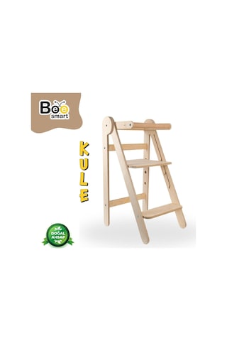Montessori Öğrenme Kulesi Katlanabilir Güvenlikli Diğer