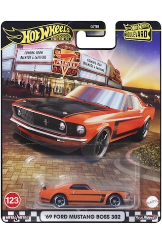 Hot Wheels Boulevard Premium Arabalar 69 Ford Mustang Boss 302 Jb Çok Renkli