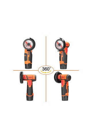 Jms Geevorks 19500 Rpm Elektrikli Mini El Kesici Taşlama Aracı Eu Plug + Batarya