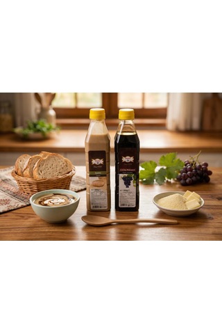 Gani Pazar Üçel Tahin 500 G - Üzüm Pekmezi 600 G 2li Paket