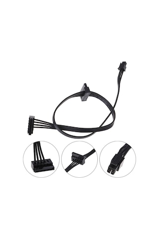 4852 Mini 4 Pin 2x Sata Ssd Power Supply Anakart Hdd Güç Kablosu