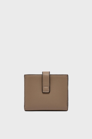 Tommy Hilfiger Logolu Çıtçıtlı Ve Fermuarlı Cüzdan Kadın Cüzdan Aw0aw18934 R06 Açık Kahve