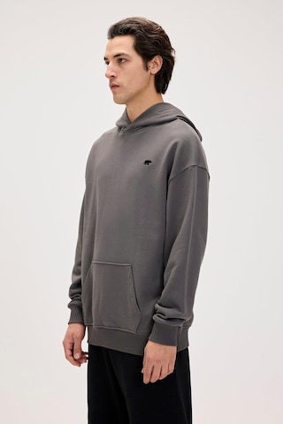 Bad Bear Drake Hoodie Os Asphalt Erkek Gri Kapüşonlu Sweatshirt 001