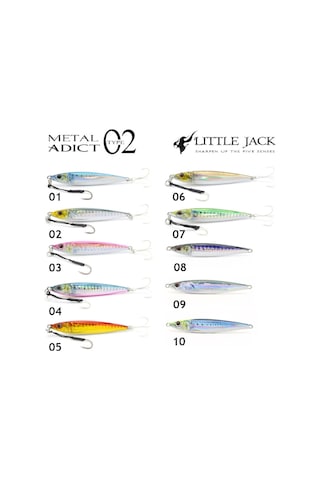 Little Jack Metal Adict 02 72 Mm 30 Gr Jig Yem (408232786)