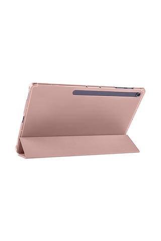 Adige Samsung Galaxy Uyumlu Tab S10 Fe Plus Kılıf Smart Case Kalem Bölmeli Standlı Arkası Buğlu Mika Standlı Kapak