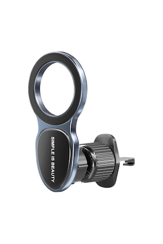 Polham Magsafe Mıknatıslı Sarsıntısız Havalandırma Girişli Telefon Tutucu, Düşmez, Kilit Sistemli Tutucu