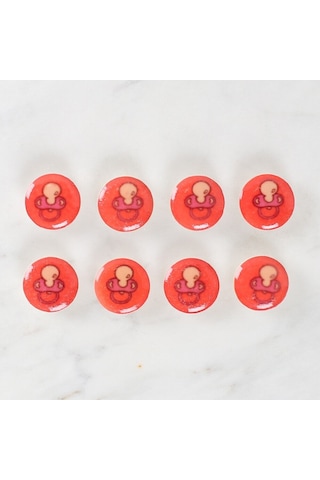 Loren Crafts 8'li Emzik Düğme - 1012