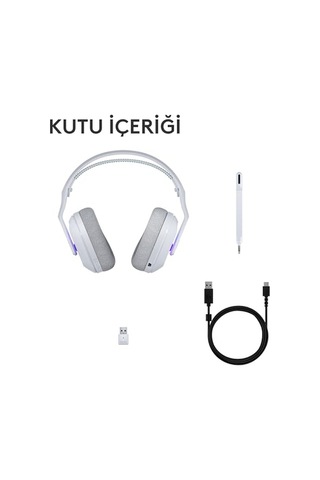 G522 Lıghtspeed Kablosuz Oyuncu Kulaklığı Lıghtsync Rgb Aydınlatmalı Senkronize Pro-g Ses Hafif Ve Konforlu Tasar