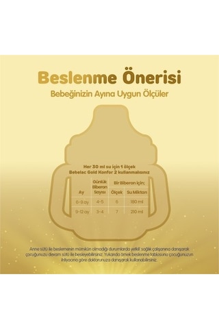 Konforlu Devam Sütü, 6-9 Ay İçin 800 Gr X 2 Paket