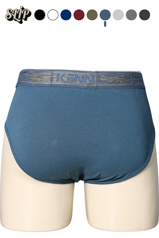 Kp 3'lü Erkek Düz Pamuklu Renkli Boxer Slip Boxer Haki Bordo