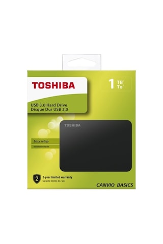 Toshiba Canvio Basic HDTB410EK3AA 1 TB 2.5" USB 3.0 Taşınabilir Disk