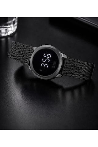 Dijital Led Dokunmatik Ekranlı Suya Dayanıklı 2 Yıl Garantili 3 Atm Unisex Kol Saati Vs.blkt.1107 Gümüş