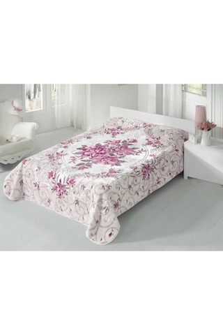 Sarar Battaniye Sarar Çift Kişilik Battaniye Friuze Krem Pudra