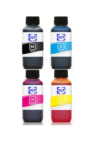 OCP Epson 103 EcoTank Uyumlu Mürekkep Seti 100ml 4 Renk OCP Epson 103 EcoTank Uyumlu Mürekkep Seti 100ml 4 Renk
