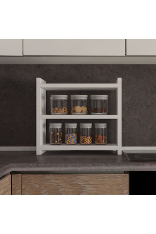 Moonlife Moonlife Mutfak Rafı Beyaz